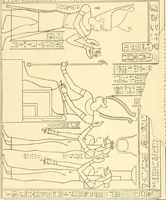 Picture 501 of 543 from Catalogue des monuments et inscriptions de l'Égypte antique / publié sous les auspices de S.A. Abbas II Helmi par la direction générale du Service des antiquités [de l'Égypte] ; par J. de Morgan, U. Bouriant, G. Legrain, G. Jéquier, A. Barsanti (1894), leaf 369