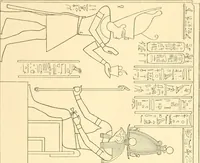Picture 508 of 543 from Catalogue des monuments et inscriptions de l'Égypte antique / publié sous les auspices de S.A. Abbas II Helmi par la direction générale du Service des antiquités [de l'Égypte] ; par J. de Morgan, U. Bouriant, G. Legrain, G. Jéquier, A. Barsanti (1894), leaf 375