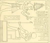 Picture 509 of 543 from Catalogue des monuments et inscriptions de l'Égypte antique / publié sous les auspices de S.A. Abbas II Helmi par la direction générale du Service des antiquités [de l'Égypte] ; par J. de Morgan, U. Bouriant, G. Legrain, G. Jéquier, A. Barsanti (1894), leaf 375