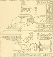 An illustration from Catalogue des monuments et inscriptions de l'Égypte antique / publié sous les auspices de S.A. Abbas II Helmi par la direction générale du Service des antiquités [de l'Égypte] ; par J. de Morgan, U. Bouriant, G. Legrain, G. Jéquier, A. Barsanti (1894)