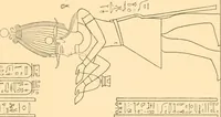 An illustration from Catalogue des monuments et inscriptions de l'Égypte antique / publié sous les auspices de S.A. Abbas II Helmi par la direction générale du Service des antiquités [de l'Égypte] ; par J. de Morgan, U. Bouriant, G. Legrain, G. Jéquier, A. Barsanti (1894)
