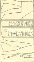 An illustration from Catalogue des monuments et inscriptions de l'Égypte antique / publié sous les auspices de S.A. Abbas II Helmi par la direction générale du Service des antiquités [de l'Égypte] ; par J. de Morgan, U. Bouriant, G. Legrain, G. Jéquier, A. Barsanti (1894)