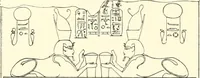 Picture 47 of 210 from Catalogue des monuments et inscriptions de l'Égypte antique / publié sous les auspices de S.A. Abbas II Helmi par la direction générale du Service des antiquités [de l'Égypte] ; par J. de Morgan, U. Bouriant, G. Legrain, G. Jéquier, A. Barsanti (1894), leaf 42