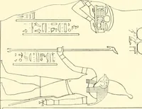 Picture 74 of 210 from Catalogue des monuments et inscriptions de l'Égypte antique / publié sous les auspices de S.A. Abbas II Helmi par la direction générale du Service des antiquités [de l'Égypte] ; par J. de Morgan, U. Bouriant, G. Legrain, G. Jéquier, A. Barsanti (1894), leaf 57