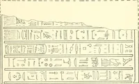 Picture 97 of 210 from Catalogue des monuments et inscriptions de l'Égypte antique / publié sous les auspices de S.A. Abbas II Helmi par la direction générale du Service des antiquités [de l'Égypte] ; par J. de Morgan, U. Bouriant, G. Legrain, G. Jéquier, A. Barsanti (1894), leaf 69