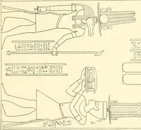 Picture 143 of 210 from Catalogue des monuments et inscriptions de l'Égypte antique / publié sous les auspices de S.A. Abbas II Helmi par la direction générale du Service des antiquités [de l'Égypte] ; par J. de Morgan, U. Bouriant, G. Legrain, G. Jéquier, A. Barsanti (1894), leaf 97