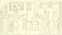 An illustration from Catalogue des monuments et inscriptions de l'Égypte antique / publié sous les auspices de S.A. Abbas II Helmi par la direction générale du Service des antiquités [de l'Égypte] ; par J. de Morgan, U. Bouriant, G. Legrain, G. Jéquier, A. Barsanti (1894)