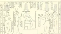 An illustration from Catalogue des monuments et inscriptions de l'Égypte antique / publié sous les auspices de S.A. Abbas II Helmi par la direction générale du Service des antiquités [de l'Égypte] ; par J. de Morgan, U. Bouriant, G. Legrain, G. Jéquier, A. Barsanti (1894)