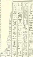 An illustration from Catalogue des monuments et inscriptions de l'Égypte antique / publié sous les auspices de S.A. Abbas II Helmi par la direction générale du Service des antiquités [de l'Égypte] ; par J. de Morgan, U. Bouriant, G. Legrain, G. Jéquier, A. Barsanti (1894)
