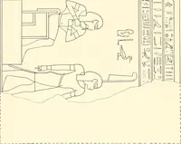 An illustration from Catalogue des monuments et inscriptions de l'Égypte antique / publié sous les auspices de S.A. Abbas II Helmi par la direction générale du Service des antiquités [de l'Égypte] ; par J. de Morgan, U. Bouriant, G. Legrain, G. Jéquier, A. Barsanti (1894)