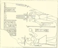 An illustration from Catalogue des monuments et inscriptions de l'Égypte antique / publié sous les auspices de S.A. Abbas II Helmi par la direction générale du Service des antiquités [de l'Égypte] ; par J. de Morgan, U. Bouriant, G. Legrain, G. Jéquier, A. Barsanti (1894)