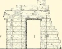 An illustration from Catalogue des monuments et inscriptions de l'Égypte antique / publié sous les auspices de S.A. Abbas II Helmi par la direction générale du Service des antiquités [de l'Égypte] ; par J. de Morgan, U. Bouriant, G. Legrain, G. Jéquier, A. Barsanti (1894)