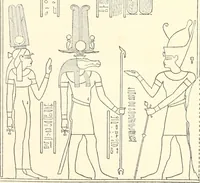 An illustration from Catalogue des monuments et inscriptions de l'Égypte antique / publié sous les auspices de S.A. Abbas II Helmi par la direction générale du Service des antiquités [de l'Égypte] ; par J. de Morgan, U. Bouriant, G. Legrain, G. Jéquier, A. Barsanti (1894)