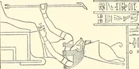 An illustration from Catalogue des monuments et inscriptions de l'Égypte antique / publié sous les auspices de S.A. Abbas II Helmi par la direction générale du Service des antiquités [de l'Égypte] ; par J. de Morgan, U. Bouriant, G. Legrain, G. Jéquier, A. Barsanti (1894)