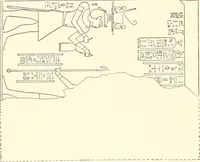 An illustration from Catalogue des monuments et inscriptions de l'Égypte antique / publié sous les auspices de S.A. Abbas II Helmi par la direction générale du Service des antiquités [de l'Égypte] ; par J. de Morgan, U. Bouriant, G. Legrain, G. Jéquier, A. Barsanti (1894)
