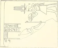 An illustration from Catalogue des monuments et inscriptions de l'Égypte antique / publié sous les auspices de S.A. Abbas II Helmi par la direction générale du Service des antiquités [de l'Égypte] ; par J. de Morgan, U. Bouriant, G. Legrain, G. Jéquier, A. Barsanti (1894)