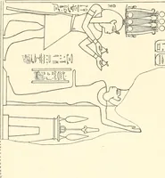 An illustration from Catalogue des monuments et inscriptions de l'Égypte antique / publié sous les auspices de S.A. Abbas II Helmi par la direction générale du Service des antiquités [de l'Égypte] ; par J. de Morgan, U. Bouriant, G. Legrain, G. Jéquier, A. Barsanti (1894)