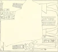 An illustration from Catalogue des monuments et inscriptions de l'Égypte antique / publié sous les auspices de S.A. Abbas II Helmi par la direction générale du Service des antiquités [de l'Égypte] ; par J. de Morgan, U. Bouriant, G. Legrain, G. Jéquier, A. Barsanti (1894)