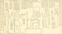 An illustration from Catalogue des monuments et inscriptions de l'Égypte antique / publié sous les auspices de S.A. Abbas II Helmi par la direction générale du Service des antiquités [de l'Égypte] ; par J. de Morgan, U. Bouriant, G. Legrain, G. Jéquier, A. Barsanti (1894)