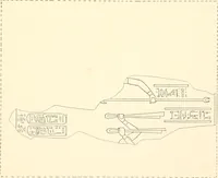 An illustration from Catalogue des monuments et inscriptions de l'Égypte antique / publié sous les auspices de S.A. Abbas II Helmi par la direction générale du Service des antiquités [de l'Égypte] ; par J. de Morgan, U. Bouriant, G. Legrain, G. Jéquier, A. Barsanti (1894)