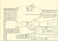An illustration from Catalogue des monuments et inscriptions de l'Égypte antique / publié sous les auspices de S.A. Abbas II Helmi par la direction générale du Service des antiquités [de l'Égypte] ; par J. de Morgan, U. Bouriant, G. Legrain, G. Jéquier, A. Barsanti (1894)