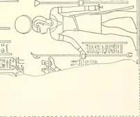 An illustration from Catalogue des monuments et inscriptions de l'Égypte antique / publié sous les auspices de S.A. Abbas II Helmi par la direction générale du Service des antiquités [de l'Égypte] ; par J. de Morgan, U. Bouriant, G. Legrain, G. Jéquier, A. Barsanti (1894)
