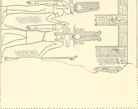 An illustration from Catalogue des monuments et inscriptions de l'Égypte antique / publié sous les auspices de S.A. Abbas II Helmi par la direction générale du Service des antiquités [de l'Égypte] ; par J. de Morgan, U. Bouriant, G. Legrain, G. Jéquier, A. Barsanti (1894)