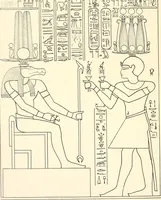 An illustration from Catalogue des monuments et inscriptions de l'Égypte antique / publié sous les auspices de S.A. Abbas II Helmi par la direction générale du Service des antiquités [de l'Égypte] ; par J. de Morgan, U. Bouriant, G. Legrain, G. Jéquier, A. Barsanti (1894)