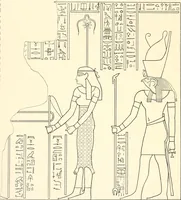 An illustration from Catalogue des monuments et inscriptions de l'Égypte antique / publié sous les auspices de S.A. Abbas II Helmi par la direction générale du Service des antiquités [de l'Égypte] ; par J. de Morgan, U. Bouriant, G. Legrain, G. Jéquier, A. Barsanti (1894)