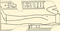 An illustration from Catalogue des monuments et inscriptions de l'Égypte antique / publié sous les auspices de S.A. Abbas II Helmi par la direction générale du Service des antiquités [de l'Égypte] ; par J. de Morgan, U. Bouriant, G. Legrain, G. Jéquier, A. Barsanti (1894)