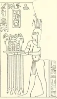 An illustration from Catalogue des monuments et inscriptions de l'Égypte antique / publié sous les auspices de S.A. Abbas II Helmi par la direction générale du Service des antiquités [de l'Égypte] ; par J. de Morgan, U. Bouriant, G. Legrain, G. Jéquier, A. Barsanti (1894)