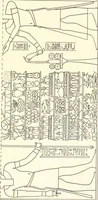 An illustration from Catalogue des monuments et inscriptions de l'Égypte antique / publié sous les auspices de S.A. Abbas II Helmi par la direction générale du Service des antiquités [de l'Égypte] ; par J. de Morgan, U. Bouriant, G. Legrain, G. Jéquier, A. Barsanti (1894)