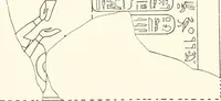 An illustration from Catalogue des monuments et inscriptions de l'Égypte antique / publié sous les auspices de S.A. Abbas II Helmi par la direction générale du Service des antiquités [de l'Égypte] ; par J. de Morgan, U. Bouriant, G. Legrain, G. Jéquier, A. Barsanti (1894)
