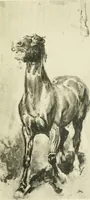 An illustration from Catalogue des tableaux modernes ... sculptures ... tableaux anciens ... tapis-series ... de Ferrare (Italie) 16e siècle ... provenant de la collection de feu Madame A.C... d'A... dont la vente aux enchères ... 14 mai 1920 (1920)