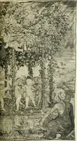 An illustration from Catalogue des tableaux modernes ... sculptures ... tableaux anciens ... tapis-series ... de Ferrare (Italie) 16e siècle ... provenant de la collection de feu Madame A.C... d'A... dont la vente aux enchères ... 14 mai 1920 (1920)