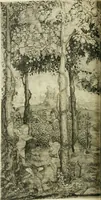 An illustration from Catalogue des tableaux modernes ... sculptures ... tableaux anciens ... tapis-series ... de Ferrare (Italie) 16e siècle ... provenant de la collection de feu Madame A.C... d'A... dont la vente aux enchères ... 14 mai 1920 (1920)