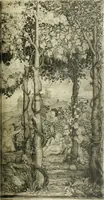 An illustration from Catalogue des tableaux modernes ... sculptures ... tableaux anciens ... tapis-series ... de Ferrare (Italie) 16e siècle ... provenant de la collection de feu Madame A.C... d'A... dont la vente aux enchères ... 14 mai 1920 (1920)
