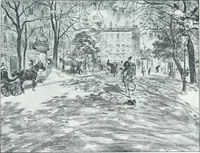 An illustration from Catalogue des tableaux modernes, aquarelles, pastels, dessins, sculptures, objets d'art, composant la collection de m. Arsène Alexandre et dont la vente aura lieu à Paris, Galerie Georges Petit ... les ... 18 et ... 19 mai 1903 .. (1903)