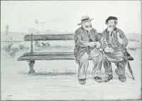 An illustration from Catalogue des tableaux modernes, aquarelles, pastels, dessins, sculptures, objets d'art, composant la collection de m. Arsène Alexandre et dont la vente aura lieu à Paris, Galerie Georges Petit ... les ... 18 et ... 19 mai 1903 .. (1903)