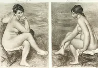 Picture 18 of 40 from Catalogue des tableaux modernes, aquarelles, pastels, dessins, sculptures, objets d'art, composant la collection de m. Arsène Alexandre et dont la vente aura lieu à Paris, Galerie Georges Petit ... les ... 18 et ... 19 mai 1903 .. (1903), leaf 54