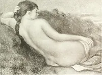 An illustration from Catalogue des tableaux modernes, aquarelles, pastels, dessins, sculptures, objets d'art, composant la collection de m. Arsène Alexandre et dont la vente aura lieu à Paris, Galerie Georges Petit ... les ... 18 et ... 19 mai 1903 .. (1903)