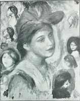 An illustration from Catalogue des tableaux modernes, aquarelles, pastels, dessins, sculptures, objets d'art, composant la collection de m. Arsène Alexandre et dont la vente aura lieu à Paris, Galerie Georges Petit ... les ... 18 et ... 19 mai 1903 .. (1903)