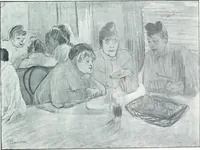 An illustration from Catalogue des tableaux modernes, aquarelles, pastels, dessins, sculptures, objets d'art, composant la collection de m. Arsène Alexandre et dont la vente aura lieu à Paris, Galerie Georges Petit ... les ... 18 et ... 19 mai 1903 .. (1903)