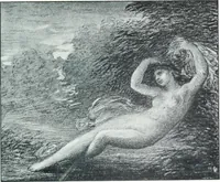 An illustration from Catalogue des tableaux modernes, aquarelles, pastels, dessins, sculptures, objets d'art, composant la collection de m. Arsène Alexandre et dont la vente aura lieu à Paris, Galerie Georges Petit ... les ... 18 et ... 19 mai 1903 .. (1903)