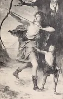 An illustration from Catalogue des tableaux anciens et modernes : par Juan de Arellano, Goya, Van Goyen ... : dessins anciens et aquarelles modernes ... : le tout dépendant de l'imporante collection de M. D.-- de G.-- (1896)