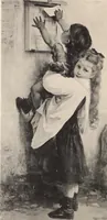 An illustration from Catalogue des tableaux anciens et modernes : par Juan de Arellano, Goya, Van Goyen ... : dessins anciens et aquarelles modernes ... : le tout dépendant de l'imporante collection de M. D.-- de G.-- (1896)