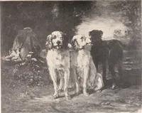 An illustration from Catalogue des tableaux anciens et modernes : par Juan de Arellano, Goya, Van Goyen ... : dessins anciens et aquarelles modernes ... : le tout dépendant de l'imporante collection de M. D.-- de G.-- (1896)