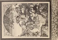An illustration from Catalogue des tableaux anciens et modernes : par Juan de Arellano, Goya, Van Goyen ... : dessins anciens et aquarelles modernes ... : le tout dépendant de l'imporante collection de M. D.-- de G.-- (1896)