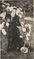 An illustration from Catalogue des tableaux anciens et modernes : par Juan de Arellano, Goya, Van Goyen ... : dessins anciens et aquarelles modernes ... : le tout dépendant de l'imporante collection de M. D.-- de G.-- (1896)