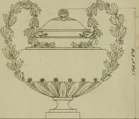 An illustration from Catalogue des vases, colonnes, tables de marbres rares, figures de bronze ... & autres effets importants qui composent le cabinet de feu M. le duc d'Aumont (1782)
